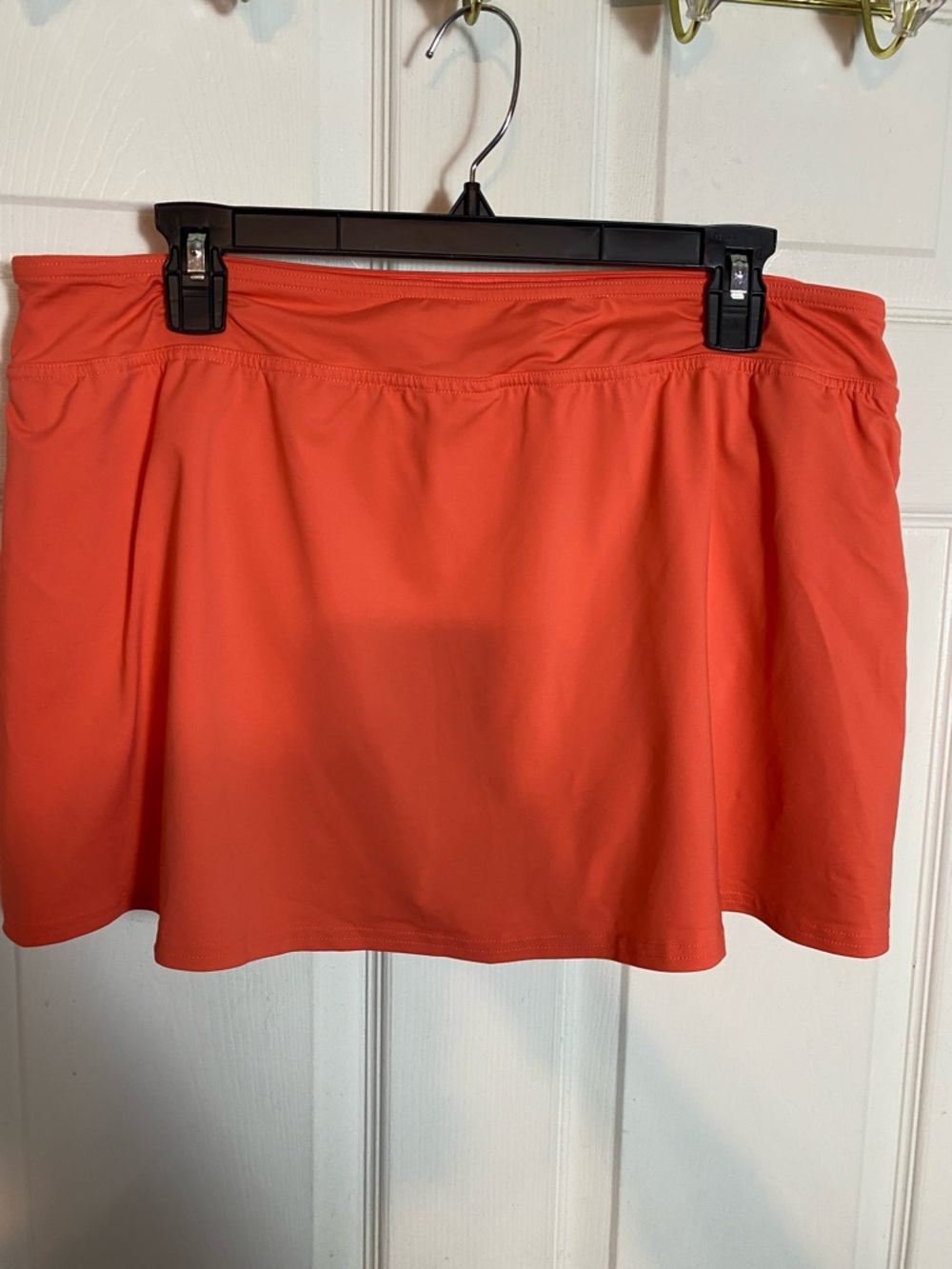 Lands' End Vibrant Coral Swim Skirt Bottom Size 16